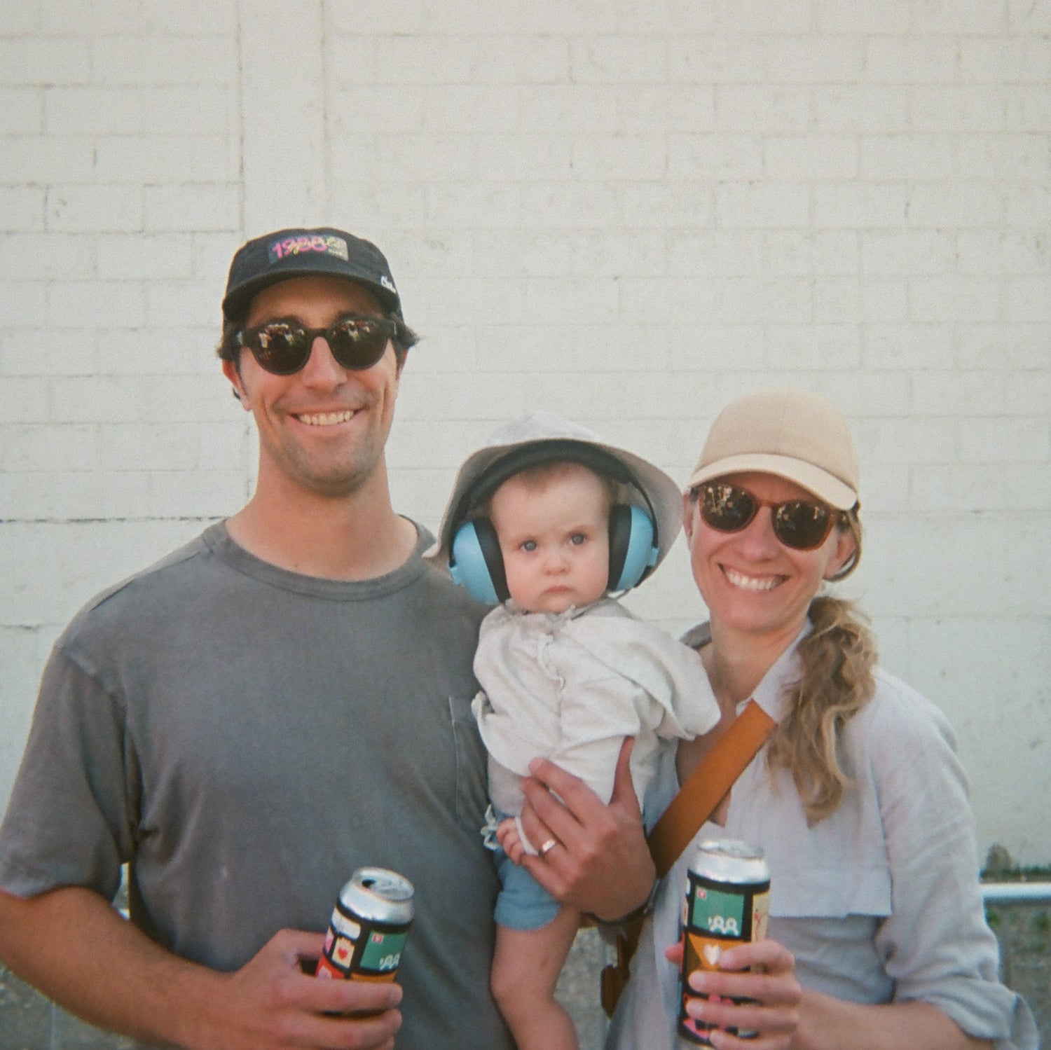 A family enjoying the Sled Island Block Party - 2022